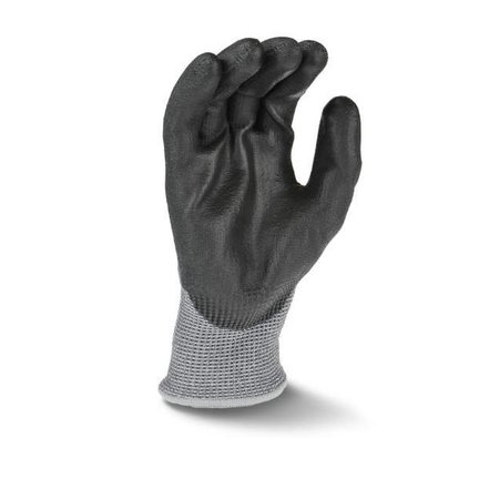 RADIANS Radians¬Æ Axis‚Ñ¢ Cut Resistant Polyurethane Palm Gloves, Gray/ Black, L, 1 Pair RWG560L